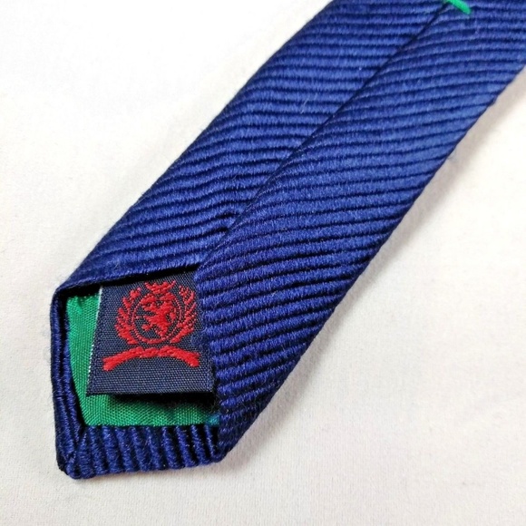 Tommy Hilfiger Men's Tie Striped Red Blue White - Picture 5 of 6